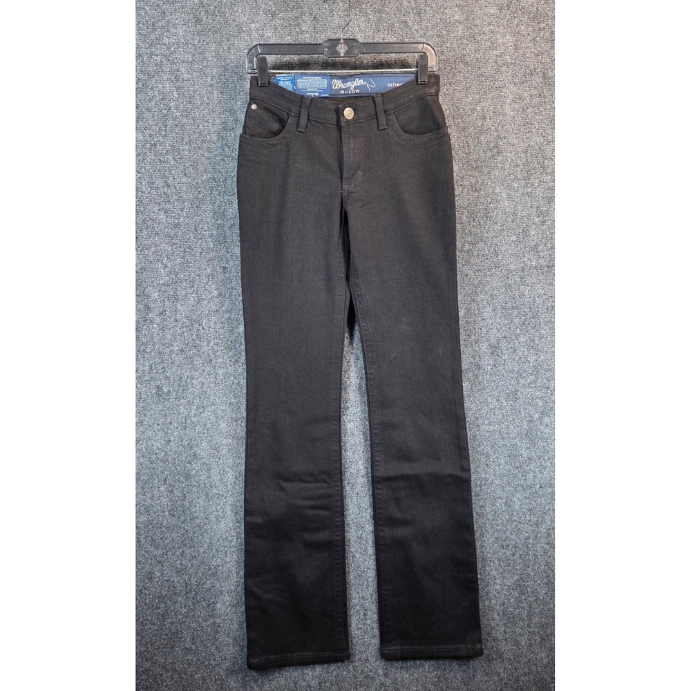 Wrangler Willow The Ultimate Riding Jeans Womens 26 x 36 Tall Black Denim Jeans